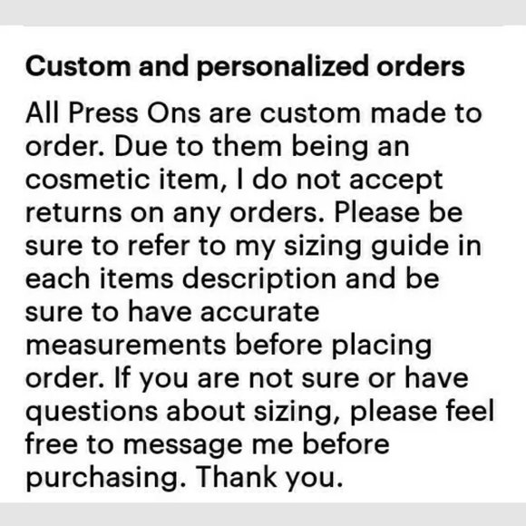 Handmade Hard Gel Long Stiletto "Designer Logo" Press On Nails - Picture 4 of 4